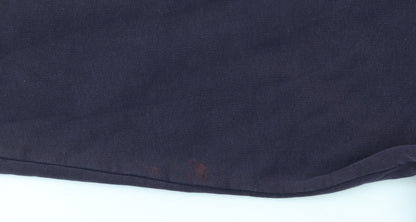 Puma Men's Blue Crew Neck Logo Sweatshirt M Regular Fit