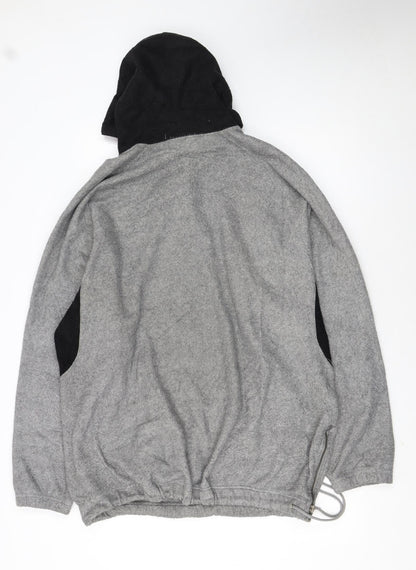 Adidas Women’s Grey Pullover Hoodie XL Training Fleece Sport Style