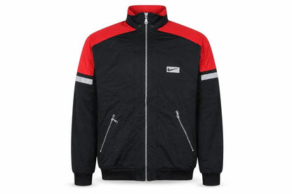 Nike Men's Black Red Reflective Track Jacket Size S Polyester
