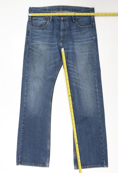 Levi's 527 Men Blue Bootcut Jeans W32 L30 Denim Classic Style