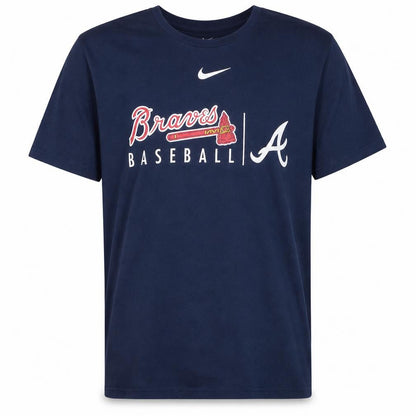 Nike Men’s Blue Braves Baseball Graphic T-Shirt Size M