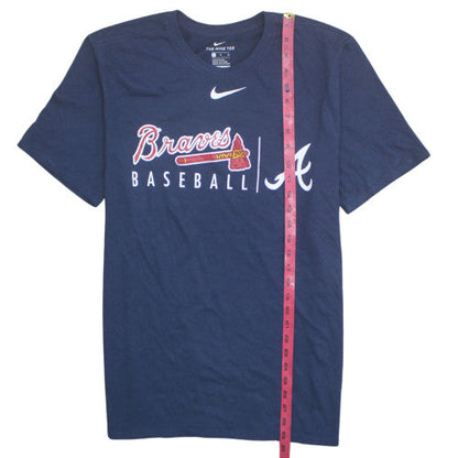 Nike Men’s Blue Braves Baseball Graphic T-Shirt Size M