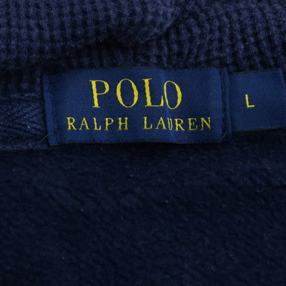 Polo Ralph Lauren Men's Blue Full Zip Hoodie L Cotton Fleece