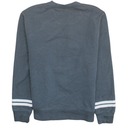 Nike Women’s Grey Cotton Blend Pullover Sweatshirt M Logo
