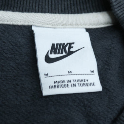 Nike Women’s Grey Cotton Blend Pullover Sweatshirt M Logo