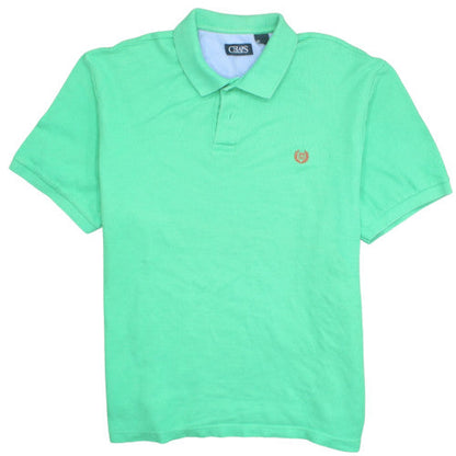 Chaps Men's Green 2XL Cotton Short Sleeve Polo Shirt