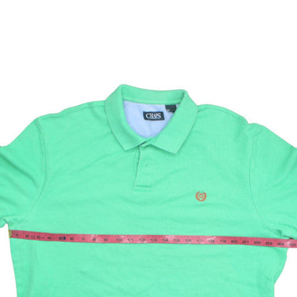 Chaps Men's Green 2XL Cotton Short Sleeve Polo Shirt
