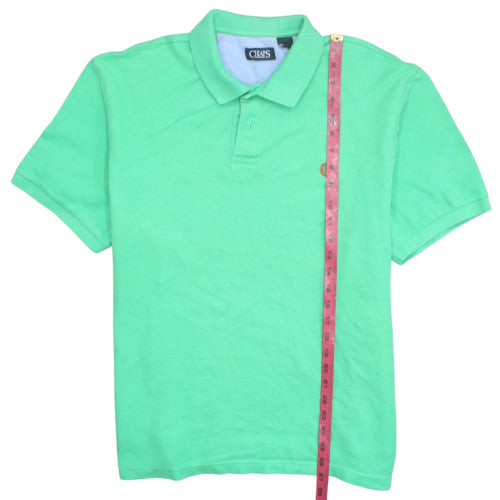 Chaps Men's Green 2XL Cotton Short Sleeve Polo Shirt