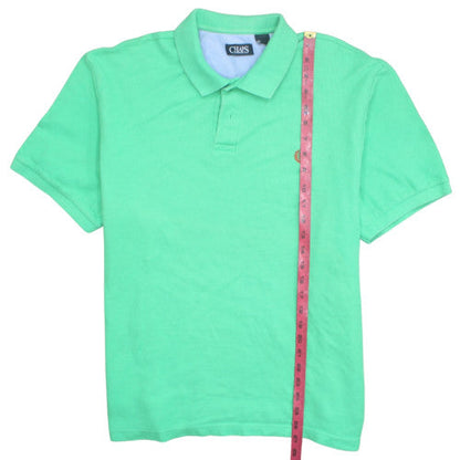 Chaps Men's Green 2XL Cotton Short Sleeve Polo Shirt
