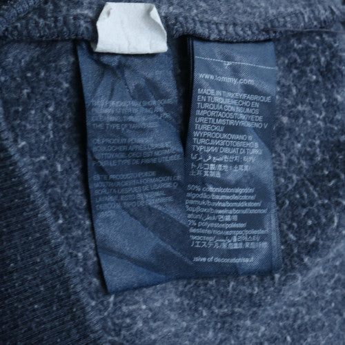 Tommy Jeans Men’s Blue 1/4 Zip Pullover Sweatshirt M Regular Fit