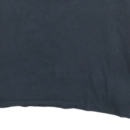 Nike Men's Black 2XL Sports Logo Crew Neck Cotton T-Shirt