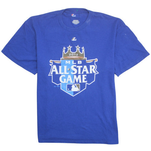 Majestic Men’s Blue MLB All-Star Game 2012 Cotton T-Shirt Size XL