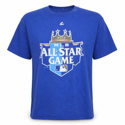 Majestic Men’s Blue MLB All-Star Game 2012 Cotton T-Shirt Size XL