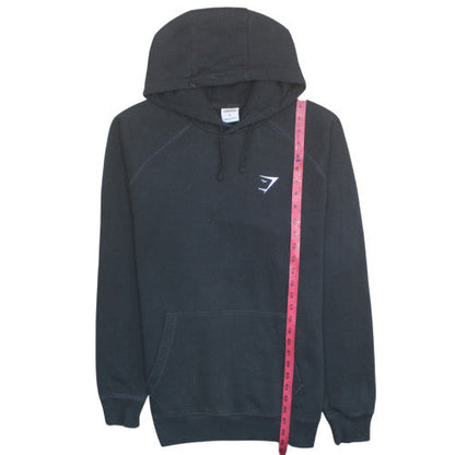 Gymshark Men's Black Pullover Hoodie XL Fleece Sweatshirt