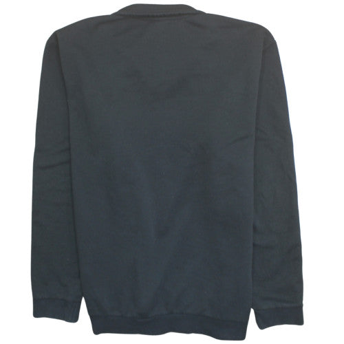 Adidas Men's Black XL 1/4 Zip Pullover Sweatshirt with Embroidered Logo