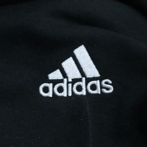 Adidas Men's Black XL 1/4 Zip Pullover Sweatshirt with Embroidered Logo