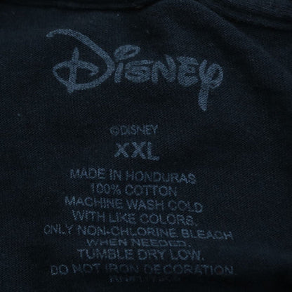 Disney Men's Black 2XL Mickey Mouse Christmas Graphic T-Shirt