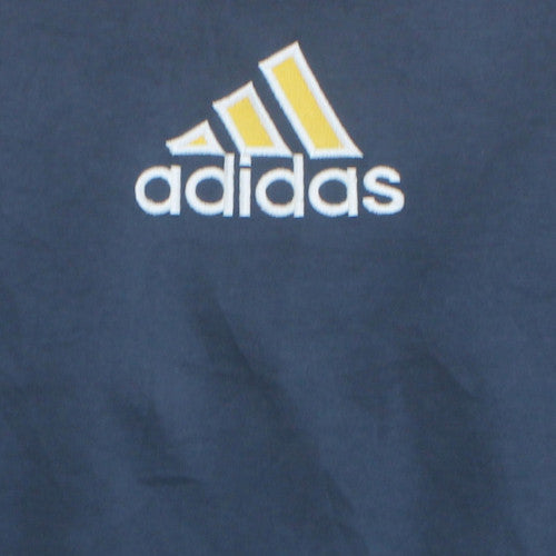 Adidas Men's Blue XL Pullover Sweatshirt Crew Neck Embroidered Logo