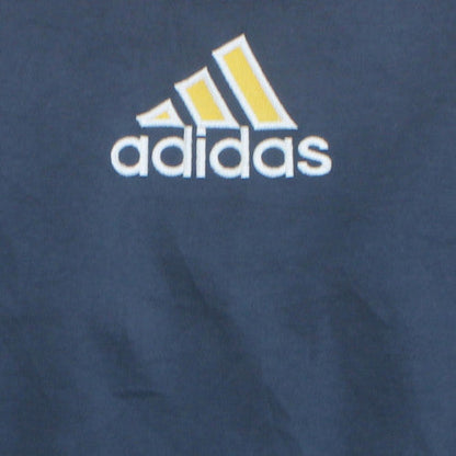 Adidas Men's Blue XL Pullover Sweatshirt Crew Neck Embroidered Logo
