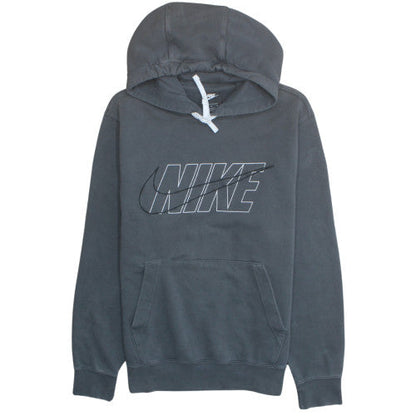 Nike Mens Black Hoodie M Pullover Hooded Sweatshirt Logo Print