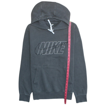 Nike Mens Black Hoodie M Pullover Hooded Sweatshirt Logo Print