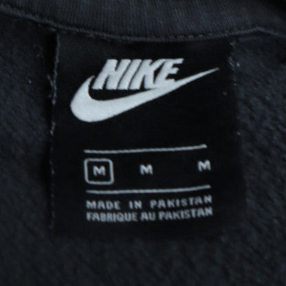 Nike Mens Black Hoodie M Pullover Hooded Sweatshirt Logo Print