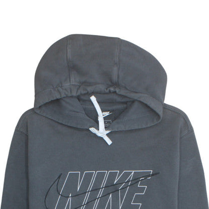Nike Mens Black Hoodie M Pullover Hooded Sweatshirt Logo Print