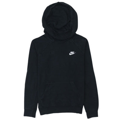 Nike Womens Black XS Pullover Hoodie Sweatshirt with Logo