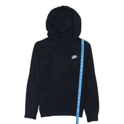 Nike Womens Black XS Pullover Hoodie Sweatshirt with Logo