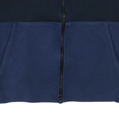 Nike Men's Blue Full Zip Hoodie Size M Fleece Athletic Wear