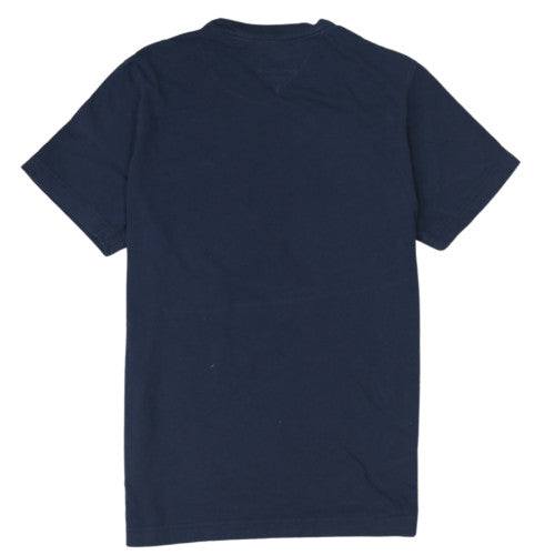 Tommy Jeans Men's Navy Blue Small Cotton Crew Neck T-Shirt