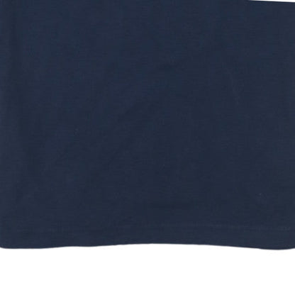 Tommy Jeans Men's Navy Blue Small Cotton Crew Neck T-Shirt