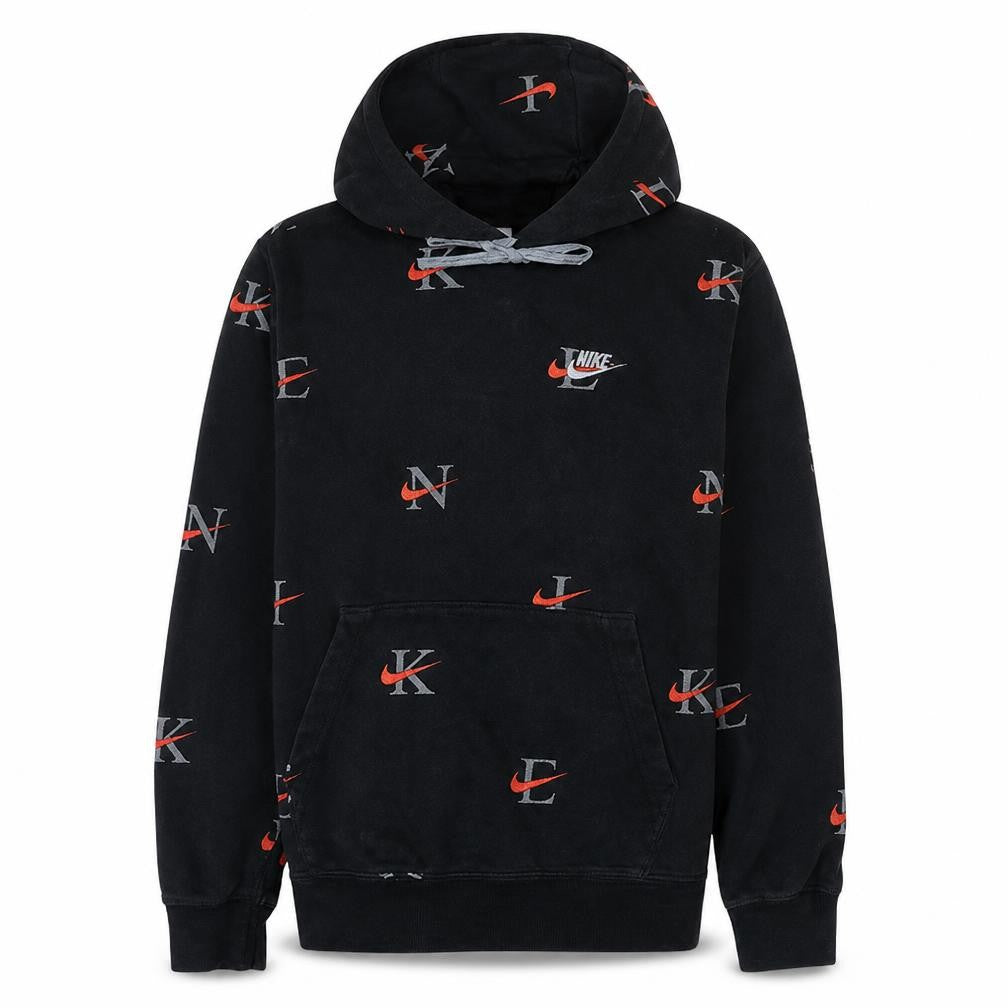 Nike Men's Black Logo Pullover Hoodie Size S
