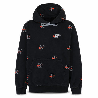 Nike Men's Black Logo Pullover Hoodie Size S