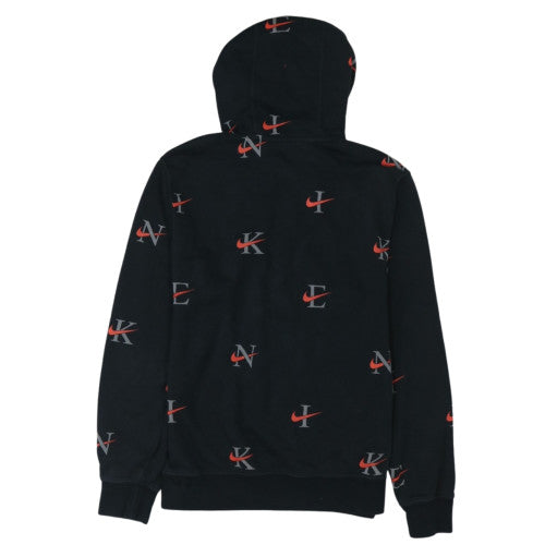 Nike Men's Black Logo Pullover Hoodie Size S