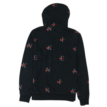 Nike Men's Black Logo Pullover Hoodie Size S