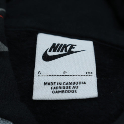 Nike Men's Black Logo Pullover Hoodie Size S