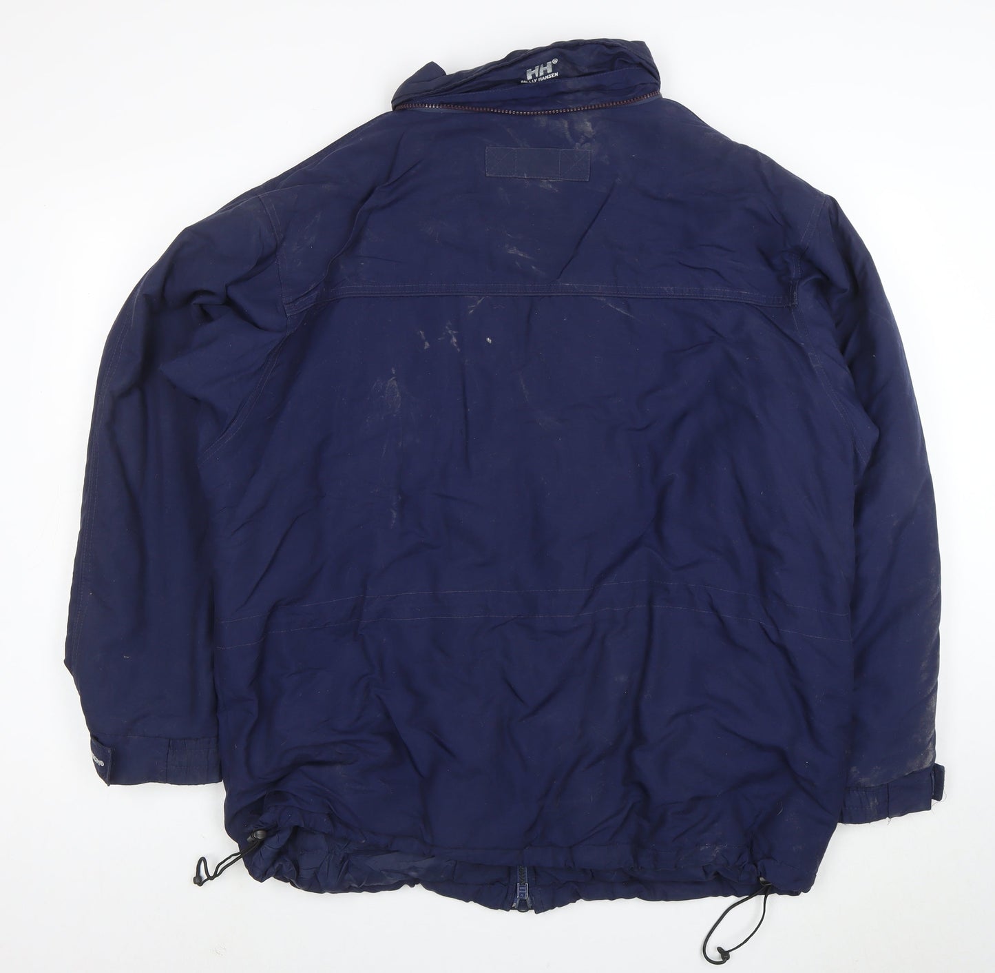 Helly Hansen Men's Blue Waterproof Parka Jacket Size L