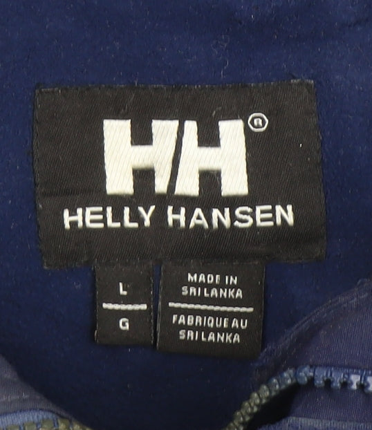 Helly Hansen Men's Blue Waterproof Parka Jacket Size L
