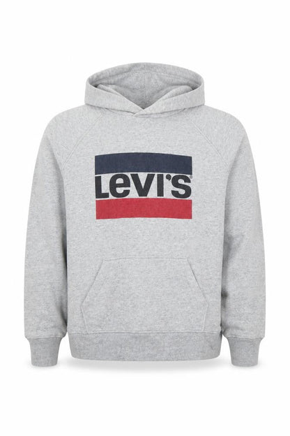 Levi's Men's Grey Pullover Hoodie XS Classic Logo Sweatshirt