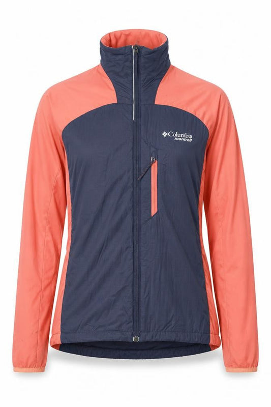 Columbia Women's Pink Blue XS Lightweight Windbreaker Jacket