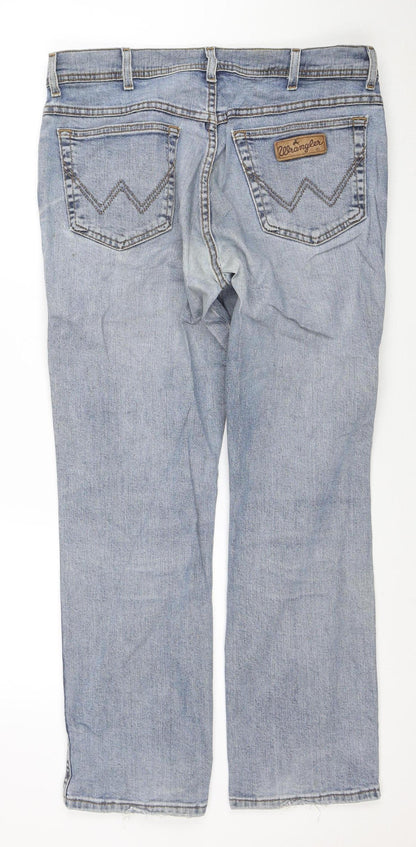 Wrangler Men’s Blue Texas Stretch Straight Leg Jeans W36 L30