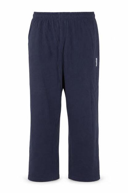 Reebok Men’s Blue Fleece Sweatpants L Regular Straight Fit