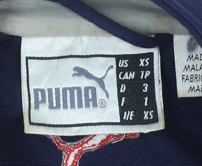 Puma Men’s Blue Full Zip Sports Sweatshirt XS