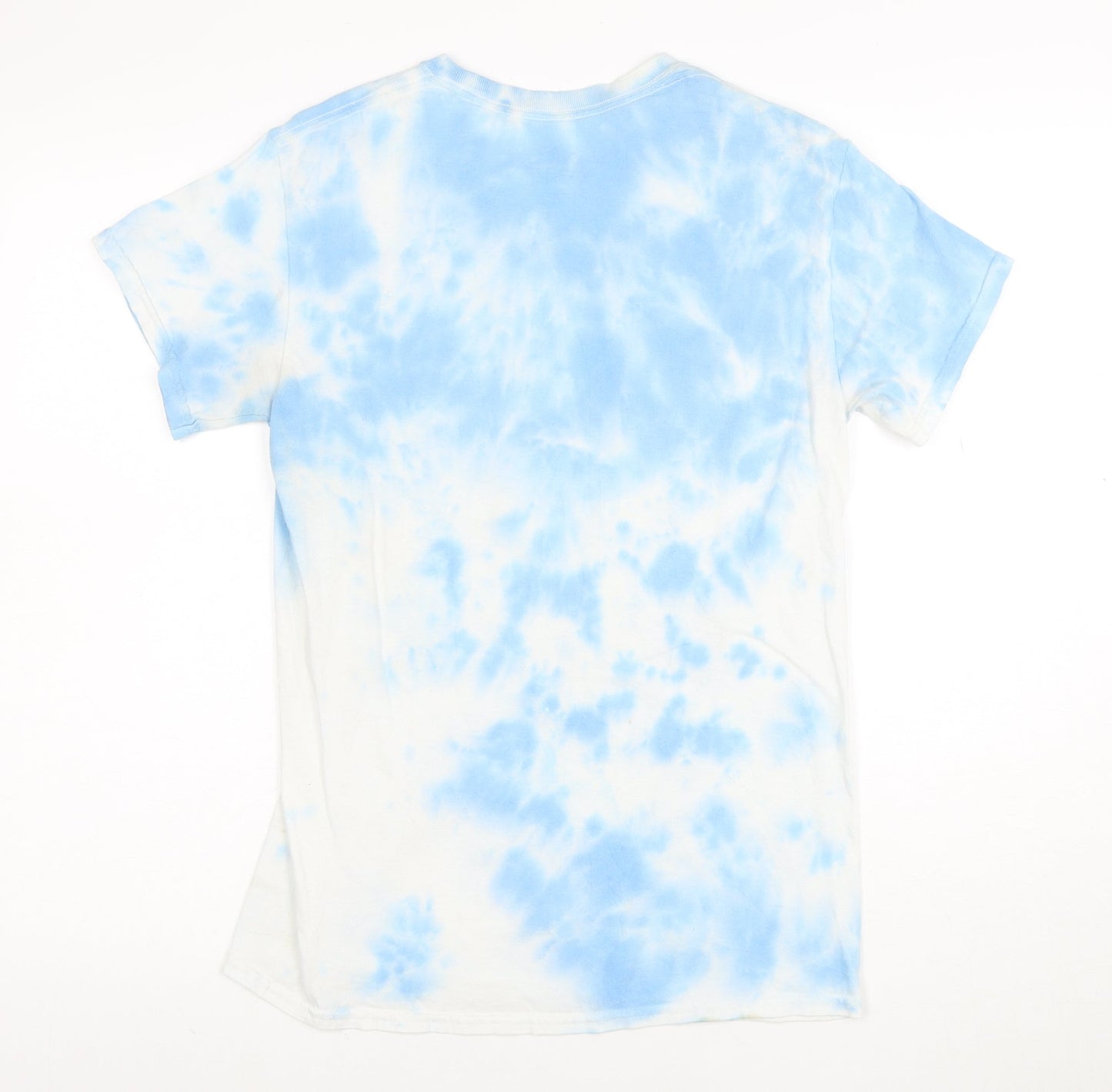 Poetic Justice Men's Blue Tie-Dye Graphic T-Shirt Size S