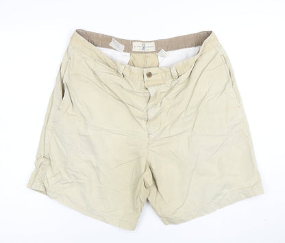 River Trader Men's Beige Chino Shorts Size 38 Regular Fit