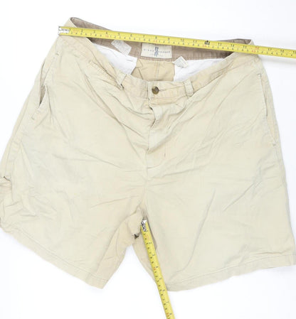 River Trader Men's Beige Chino Shorts Size 38 Regular Fit