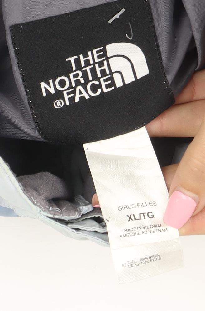 The North Face Girls Blue XL Waterproof Hooded Rain Coat Jacket