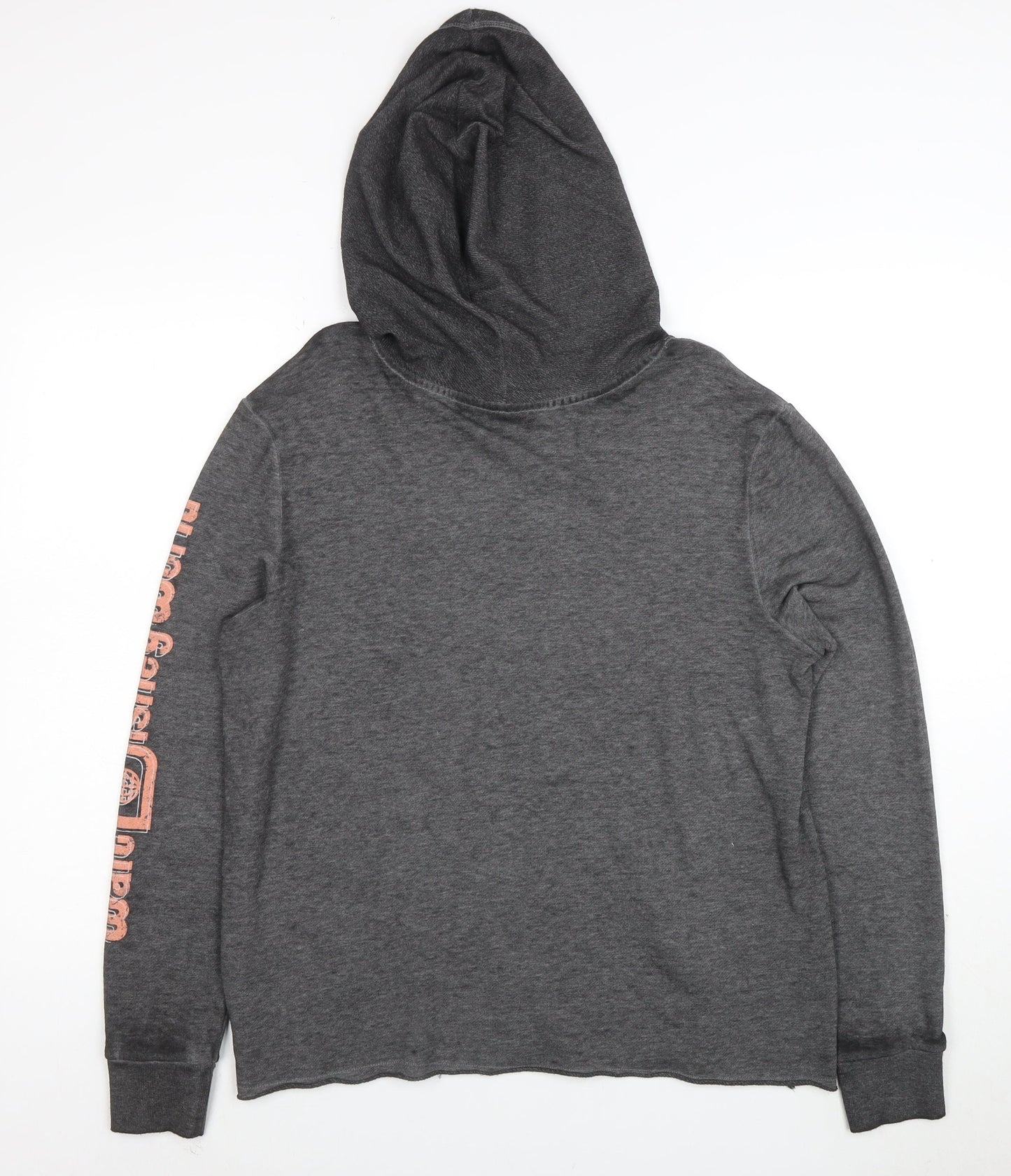Disney Womens Grey Pullover Hoodie Mickey & Minnie Medium