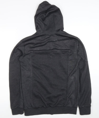 Ellesse Men's Grey XS Full Zip Hoodie with Logo Detail